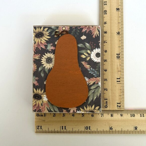 Handmade Fall Days Are Fun Days - Tiered Tray Decor Set, Autumn, Orange, Pumpkin - Picture 7 of 8